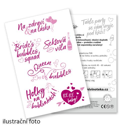 Bohemia Sekt tetování Královny bublinek